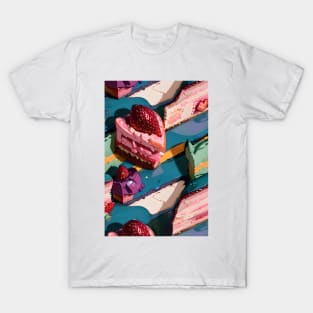 Moody Strawberry cake and Frosting T-Shirt